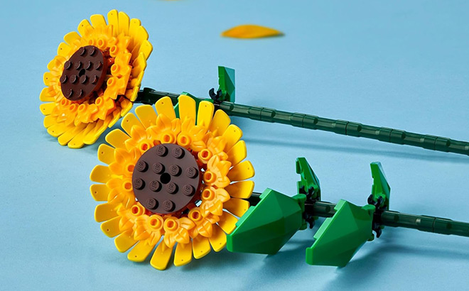 Two LEGO Sunflowers