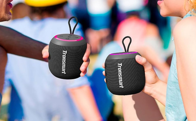 Two Mini Portable Speakers