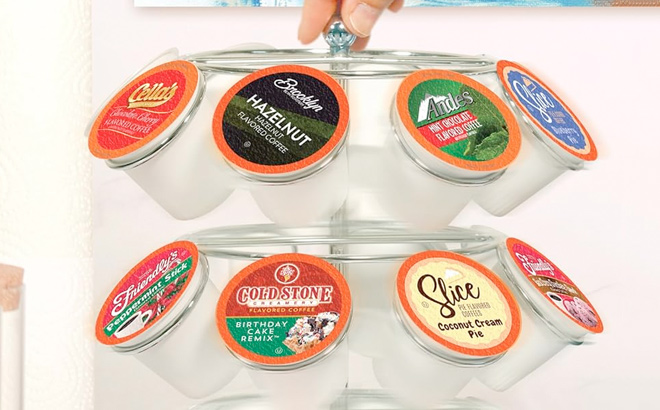 Two Rivers Coffee Flavored Coffee Pods Sampler Compatible with Keurig K Cup Brewers