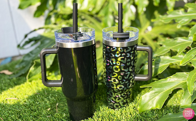 Two Tumblers in a Garden