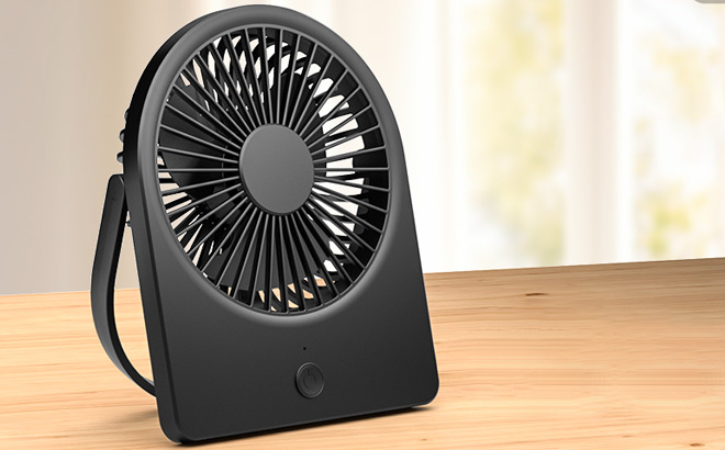 USB Desk Fan in Black Color