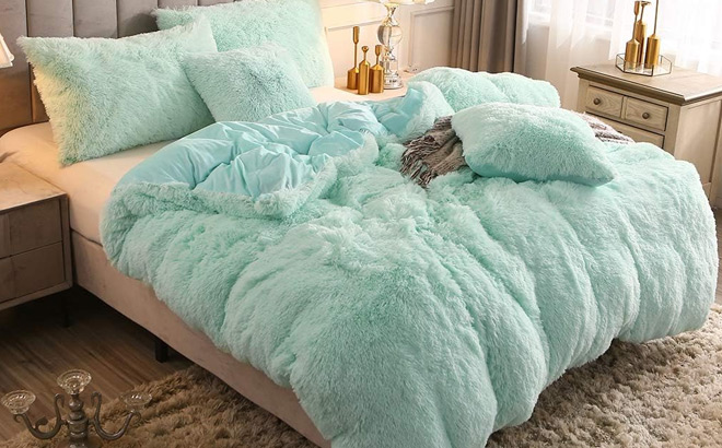 Uhamho Luxury Fluffy Duvet Cover