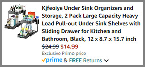 Under Sink Organizer Storage at Amazon Checkout