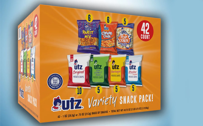 Utz Snack Variety Pack 42 Count