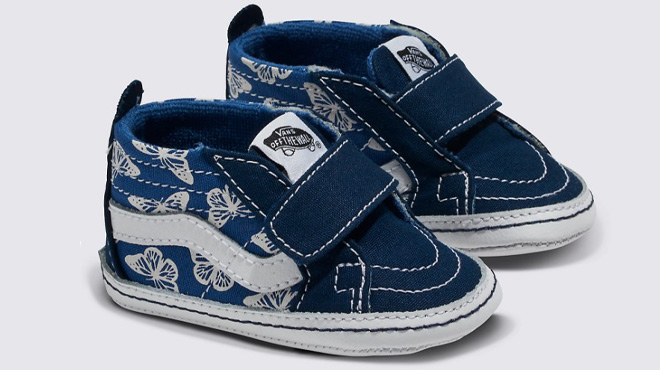 VANS Infant Sk8 Hi Crib Denim Shoes