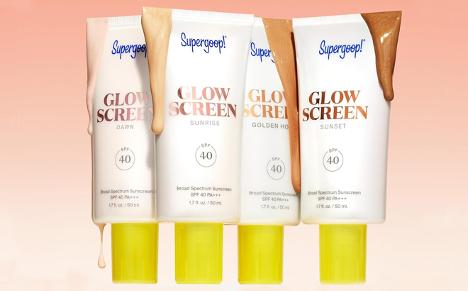 Various Supergoop Sunscreens