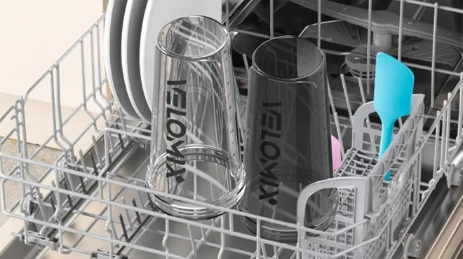 Velomix Protein Shaker Bottles in a Dishwasher