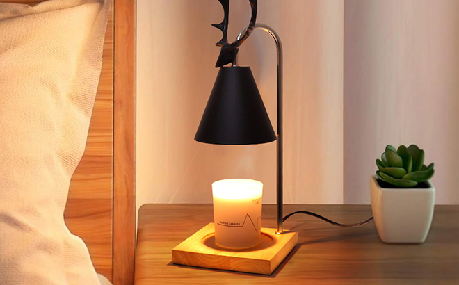 Vsidiuoer Candle Warmer Lamp Black