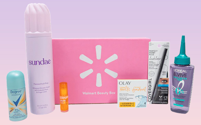 Walmart Beauty Box Items