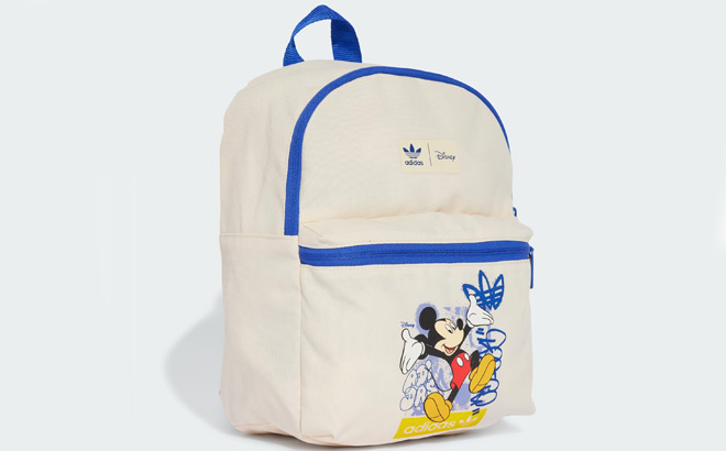 White Mickey Mouse Backpack