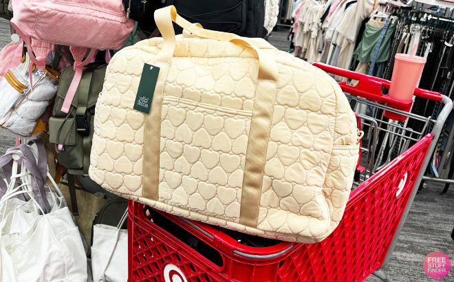 Wild Fable Weekender Bag on Target Cart
