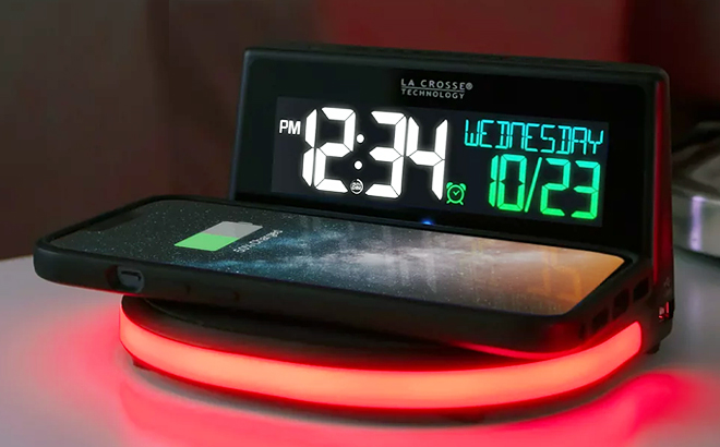 Wireless Charging Alarm Clock