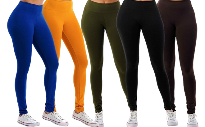 Womens High Waist Leggings