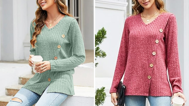 Womens Trendy Long Sleeve Shirt