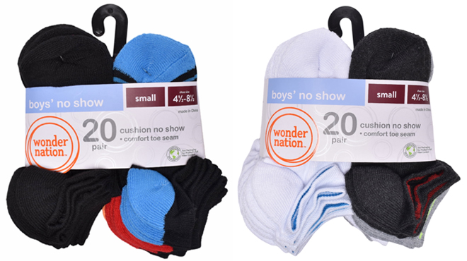 Wonder Nation Boys Socks in Two Color Combos