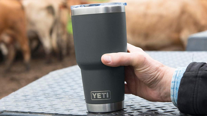 YETI Rambler Vacuum Insulated Tumbler 30 oz Charcoal