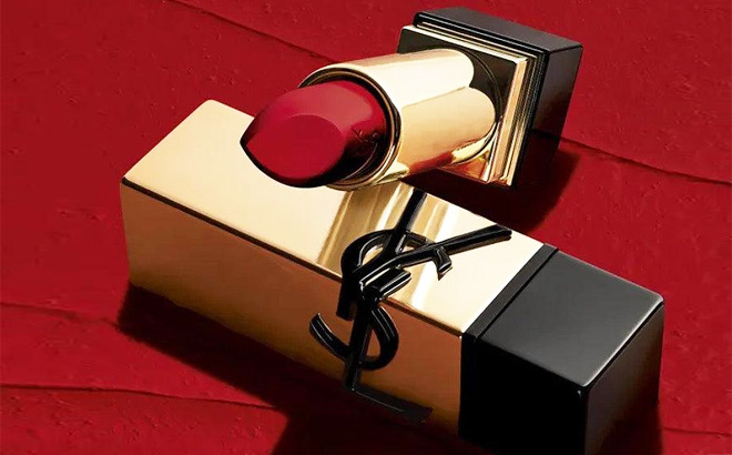 YSL Rouge Pur Couture Caring Satin Lipstick with Ceramides