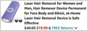 Zaask Laser Hair Removal Device Screenshot