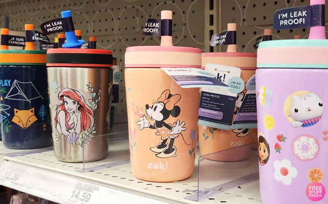 Zak Designs Stainless Steel Minnie Mouse Tumbler