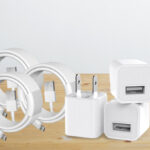 iPhone Charger 3 Pack on a Table