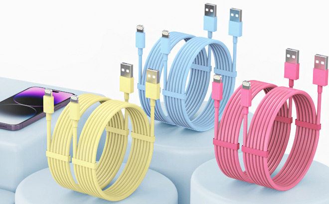 iPhone Charger Cable 6 Pack