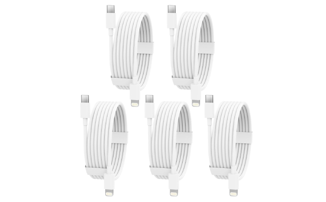 iPhone USB C to Lightning Cable 5 Pack