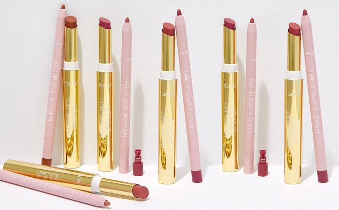 tarte 2 piece Maracuja Juicy Lip Liner and Lipstick Set