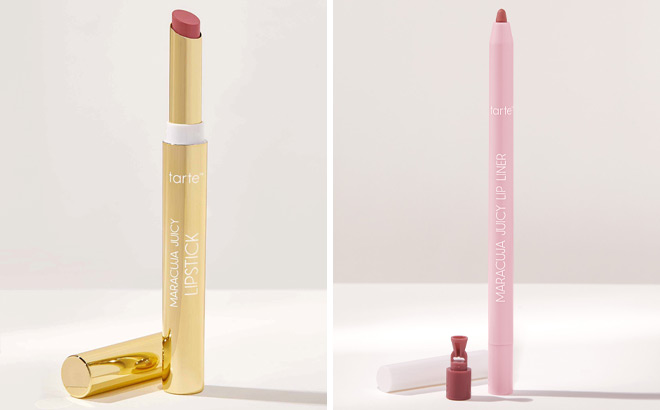 tarte 2 piece Maracuja Juicy Lip Liner and Lipstick