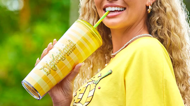 1 Disney Eats Pineapple Swirl Starbucks Tumbler with Straw