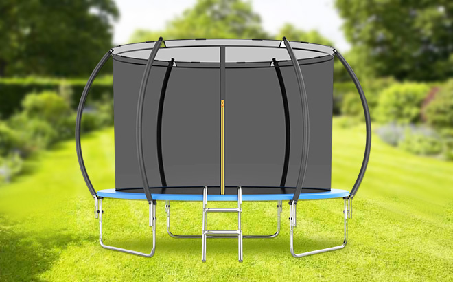 10 Foot Enclosed Trampoline