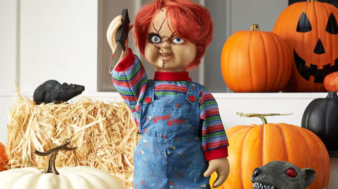 2 Feet Life Size Animated Chucky for Halloween