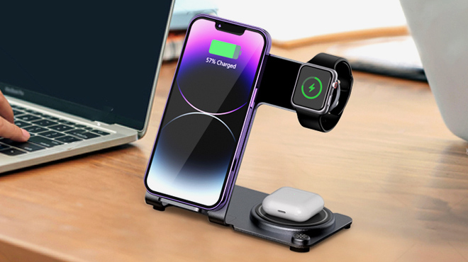 3 in 1 Wireless Charging Station 2