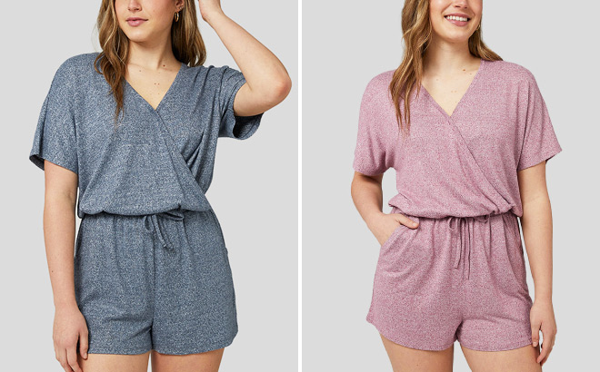 32 Degrees Womens Soft Comfy Rompers