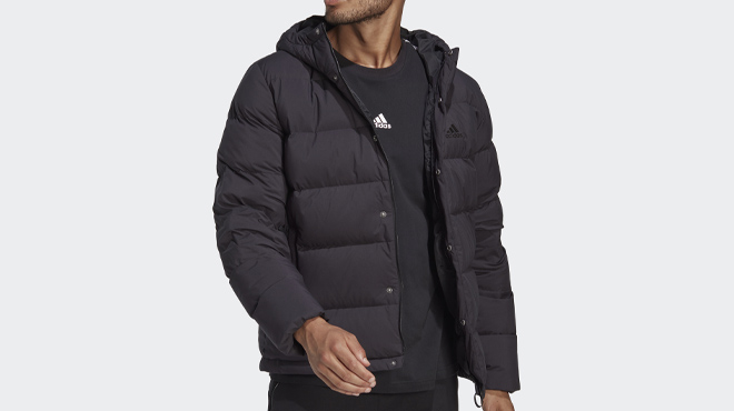 4 Adidas Mens Helionic Hooded Down Jacket