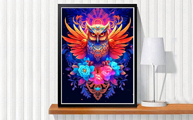 5D Diamond Art Painting Kits Owl Diamond Art Kits for Adults