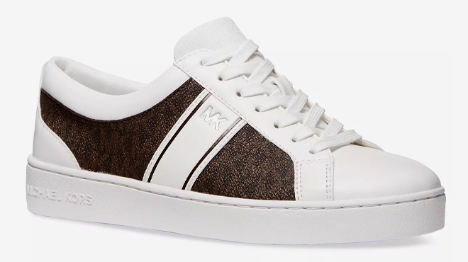 6 Michael Kors Juno Stripe Lace Up Low Top Sneakers