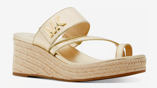 7 Michael Kors Womens Jilly Espadrille Platform Wedge Sandals