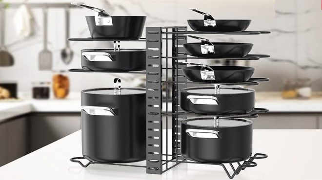 8 Tier Pots and Pans Organizer