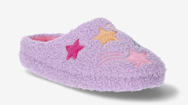 8 Wonder Nation Little Big Girls Star Slipper