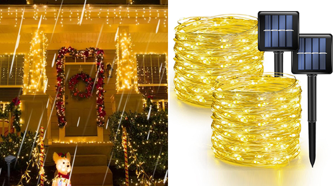 80 Feet LED String Lights 2 Pack