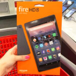 A Person Holding Fire HD 8 Tablet