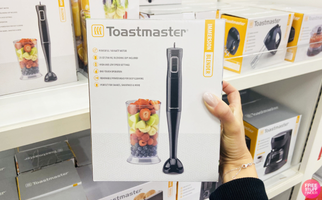 A Person Holding a Toastmaster Immersion Blender