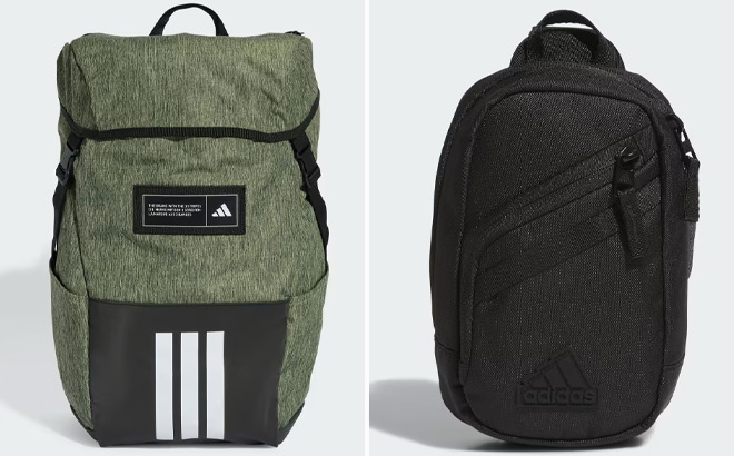 Adidas 4ATHLTS Camper Backpack and Crossbody Bag