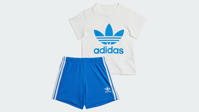 Adidas Adicolor Trefoil Kids Shorts Tee Set