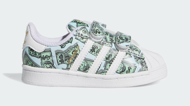 Adidas Jeremy Scott Money Print Superstar Kids Shoes