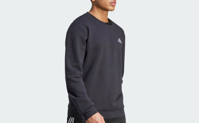 Adidas Mens Essentials Fleece Sweatshirt