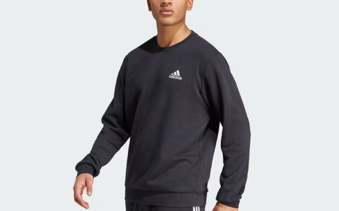 Adidas Mens Fleece Sweatshirt