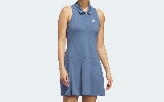 Adidas Womens Ultimate365 Tour Pleated Dress