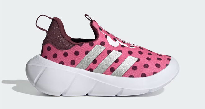 Adidas x Disney Mickey and Friends Monofit Trainer Kids Shoe in Pink Color