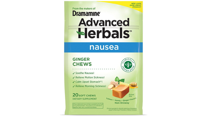 Advanced Herbals Nausea Relief Soft Ginger Chews